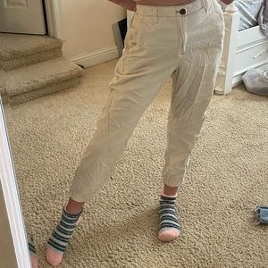 Vintage GAP cream cargo pants
